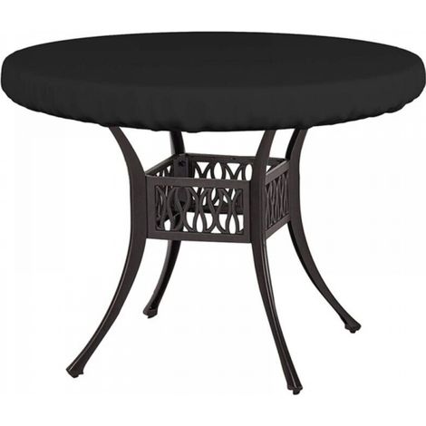 Housse de protection pour table basse d'extérieur, protection pour meubles de jardin, tissu Oxford 210D, protection UV, 92 x 10 cm (1/4)