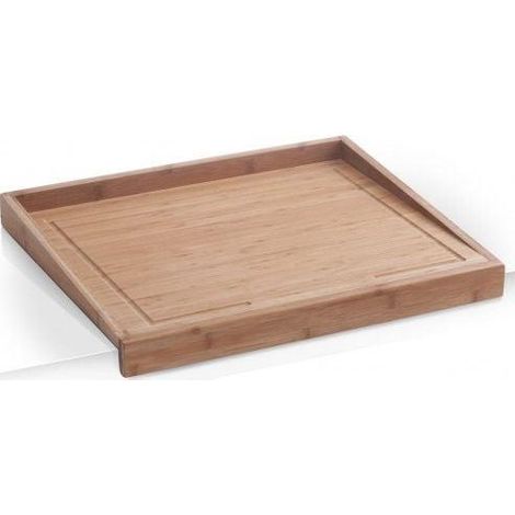 Zeller 2-in-1 Schneidebrett aus natürlichem Bambus 40x50 cm