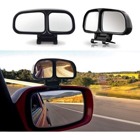 Blind Spot Mirror, Car Blind Spot Mirror, 2 Pieces Wide Angle Adjustable for Towing Cars and Vans (1/5)