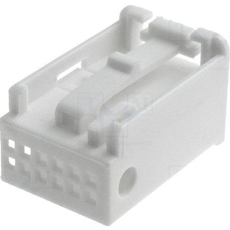 Boitier nu compatible avec fiche Fakra male 12pin blanc