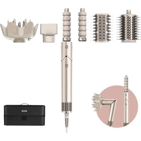 Brosse soufflante à chaleur 1650 W – Longueur de câble 2,5 m – Idéale pour cheveux fins et fragiles – Shark (1/5)