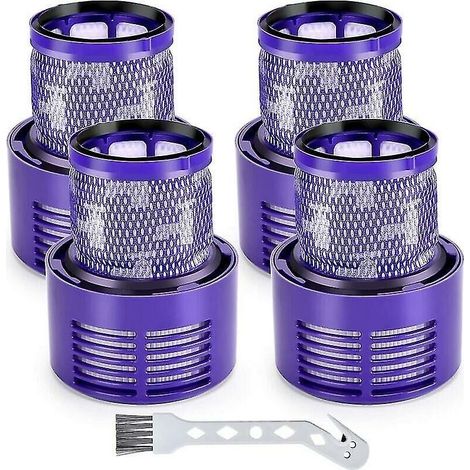 Pack Filters For Dyson V10 Motorhead Cyclone Animal Absolute Sv12 Cordless Vacuum Cleaner Attachment Replaces Dy-969082-01 (1/5)