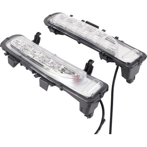 Deux feux de jour à LED et des feux antibrouillard, adaptés aux modèles Ford Edge SUV 2011-2014. (1/5)