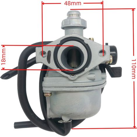 The PZ19F-3 carburetor for CD70 (50cc, 70cc, 18mm, 404-034) offers high atomization efficiency, constant power output and trouble-free cold starts.--DTEKGAZ