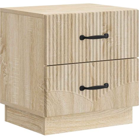 Nachttisch Sonoma-Eiche 43 x 34,5 x 44,5 cm Holzwerkstoff vidaXL
