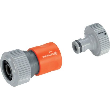 GARDENA 01750-20 Hahn- und Schlauchverbinder Kit di collegamento per pompa 30,3 mm (1) IG