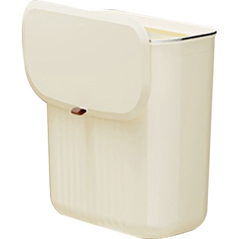 Poubelle murale compacte et de grande capacité au design esthétique et robuste, idéale pour la cuisine, le salon et la salle de bain. (1/5)