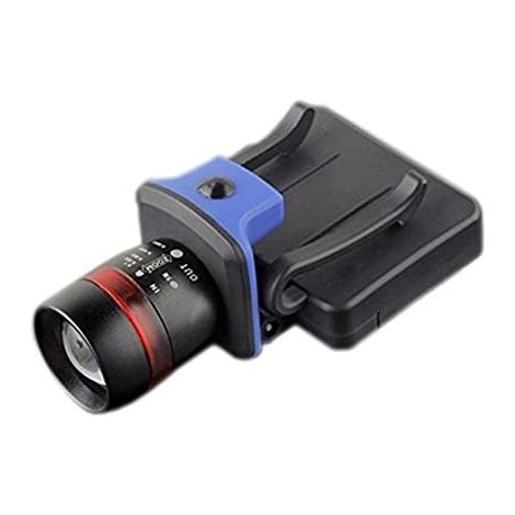 Torcia a clip con zoom e 3 modalità, 260 lumen, impermeabile, nera (1/5)