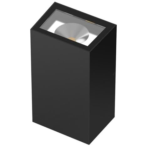 evn Luminaire extérieur moderne Anthracite 10x10x20 cm