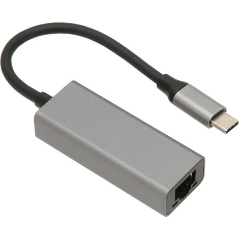 Adaptateur USB C vers Ethernet Gigabit 1000Mbps, Connexion Filaire Haute Vitesse pour Ordinateur Portable (1/5)