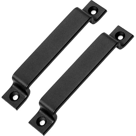 Poignée simple en lot de 2 pour porte coulissante, poignée double face pour porte de grange (1/5)