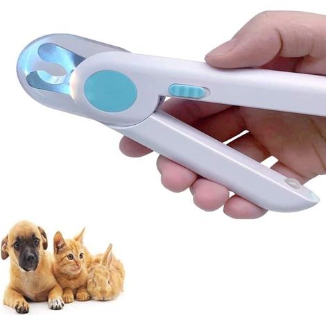 Coupe-ongles pour chiens et chats, coupe-ongles professionnel pour chiens et chats avec LED ultra-lumineuse (1/4)