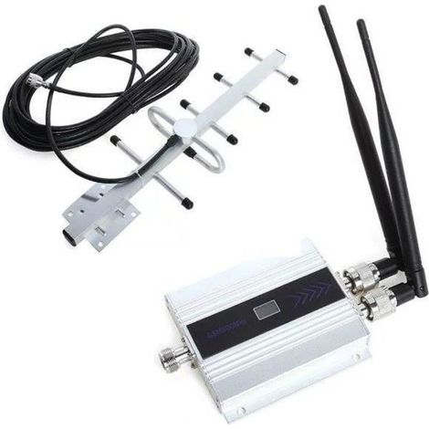 Amplificateur de signal pour téléphone portable TD® 900MHz 2G 3G Double antenne Installation facile (1/4)