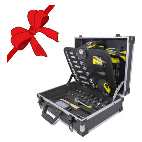 MALETA DE HERRAMIENTAS JUEGO DE HERRAMIENTAS CON LLAVES 91 PIEZAS - REGALO