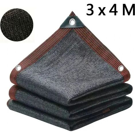 x 4 m großes Sonnensegel aus HDPE, UV-Schutz, 85–90 % Beschattung für Garten, Gewächshaus, Poolabdeckung (1/5)