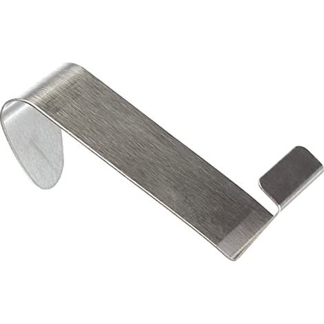 axentia, Doppelhaken, Handtuchhaken, Kleiderhaken, ca.7,5 x 6 cm, Edelstahl Ganci Appendiabiti, Acciaio Inox, Argento, 7,5 x 6 x 7,5 cm, 2 unità (1/4)