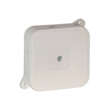 Caja hermética de montaje en superficie de 85x85x35 mm, color blanco. (1/4)
