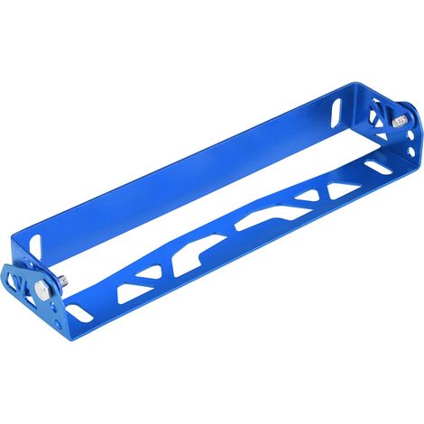 Porte-plaque d'immatriculation universel en aluminium réglable bleu pour voiture de course (1/5)