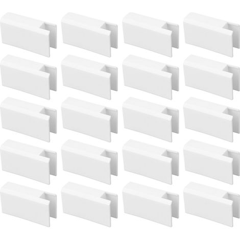 20 Pièces Bloque-porte Coulissant en Plastique Butée de Fenêtre Sécurité Anti-collision Longue (1/5)