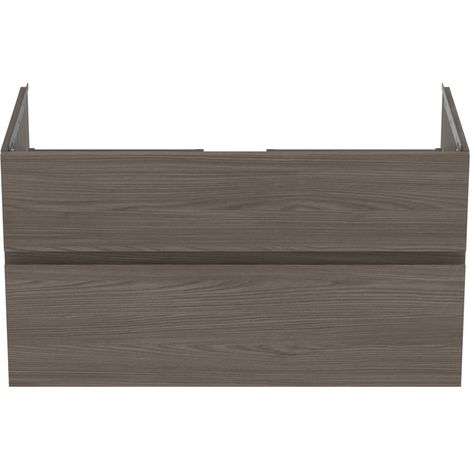 Ideal Standard Finesse - Mueble de lavabo, 100x51x55 cm, 2 cajones, Olmo Oscuro E3397UR (1/3)