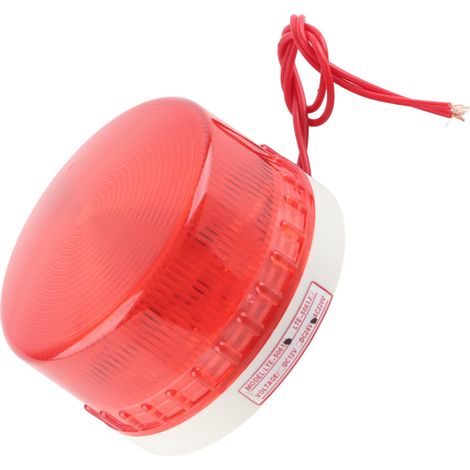 Gyrophare LED compact LTE-5061 fixe spirale signalisation lumineuse flash 220V AC (1/5)
