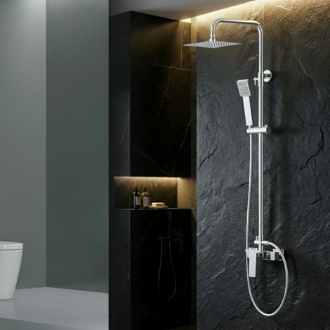 Imex - Columna Ducha Monomando con Grifo Cromado Serie Art (1/5)