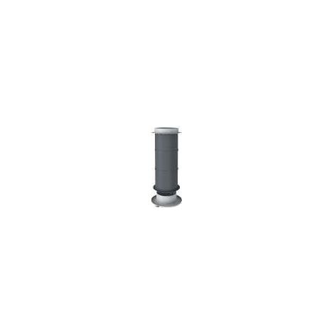Bouche Plastique Ronde Ajustable ⌀125 Manchon Dalle - BOREA⌀125D ECONONAME - BOREA⌀125D