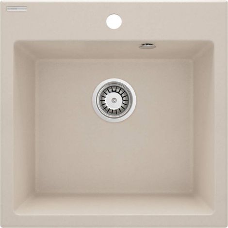 Einzelbecken-Granitspüle, BEIGE Stahl, ZQJ 5103