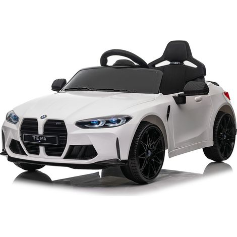 Macchina Elettrica per Bambini Licenza Ufficiale Bmw M4 10,8V 3,1Ah Bianco