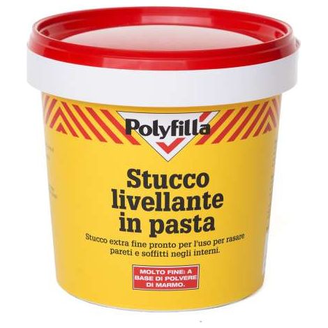 Polyfilla Stucco Autolivellante Bianco 1,5 kg - Rasatura Murale Interna