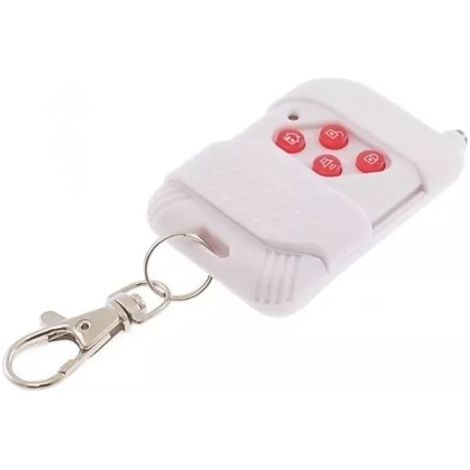 Ultra Secure – Télécommande supplémentaire blanche – Compatible gamme WG – Alimentation 12V – Portée 60m – Bouton panique et armement partiel (1/2)