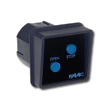 Commande à boutons encastrée FAAC Switch 401002 – 2 micro-interrupteurs pour contrôle rapide – Compatible motorisation de portail (1/3)
