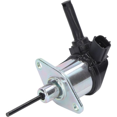 Soupape d'arrêt carburant 12V DC 1A021-60017, solénoïde de coupure moteur, anti-flamme, compatible Kubota V2003, coupe-circuit essence, arrêt diesel. (1/5)