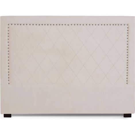 Tête de lit Nolwen Velours Beige 160cm (1/3)