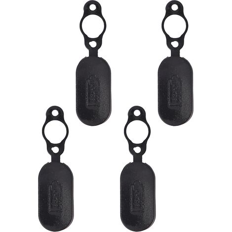Coperchio in silicone per porta di ricarica per scooter - Nero (1/2)