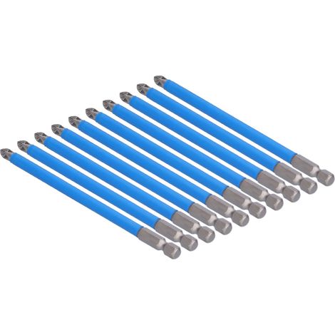 10-teiliges Set mit schlagfesten, elektrisch-magnetischen Bohr- und Schraubendreherbits für Reparaturen (1/5)