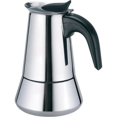Cafetière manuelle Feel-Maestro MR1660-200, à dosettes, 0,2 L, chromée (1/3)