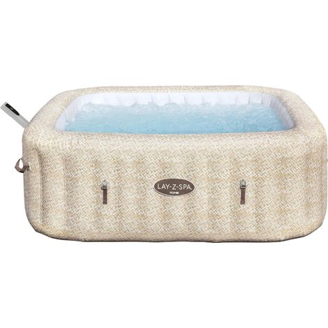 Bestway Spa gonflable carré Lay-Z-Spa Rome Smart AirJet EnergySense avec WiFi 5-7 personnes (1/10)