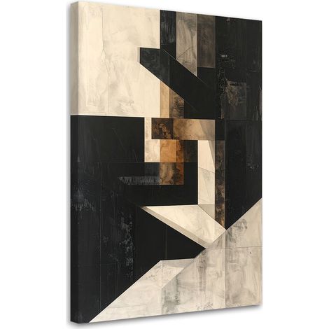 Cuadro sobre Lienzo, Abstracción glamurosa, 40x60 (1/5)