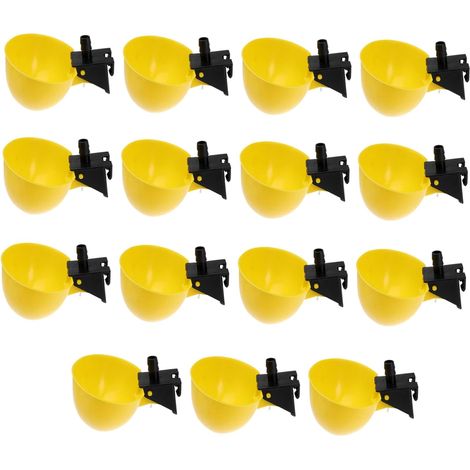 Mangeoire à Poulets Automatique 15 Pièces 8 Mm pour Poulets Canards Cailles Distributeur d'eau Compact Usage Ferme Volaille (1/5)