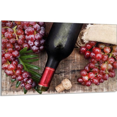 Glasschutzplatte für den Herd 80x52 Wein (1/5)
