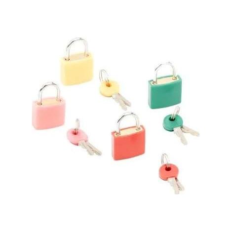 Lucchetto Ottone Cover Colorato Mm.20 (1/5)