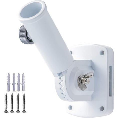 Flag Pole Holder Flagpole Bracket Multi-position Mounting Bracket With Hardwares Premium Alum (1/5)