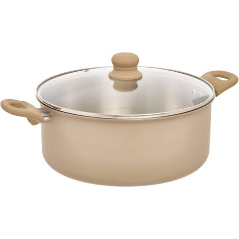 Casseruola solstice d28cm 6,8l beige - 5five (1/5)