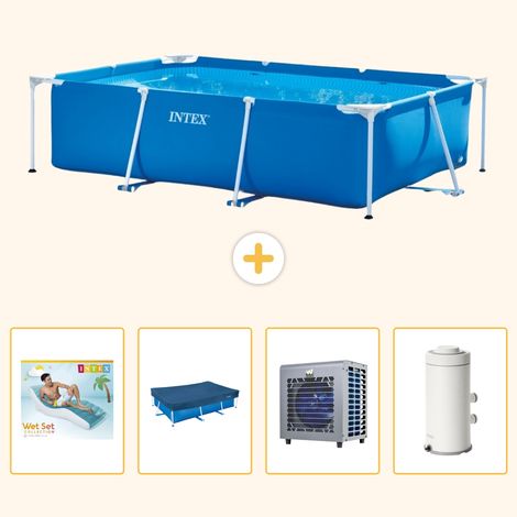 Intex Piscine Tubulaire Rectangulaire - 300x200x75 cm - 5-pièces S33 (1/5)