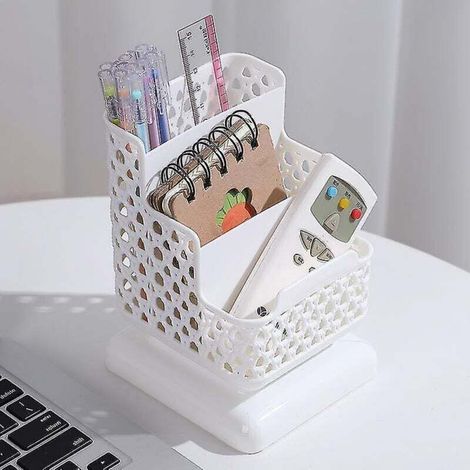 Boîtes de rangement pour fournitures scolaires et cosmétiques, boîtes de rangement de bureau, fournitures d'études et de bureau (1/3)