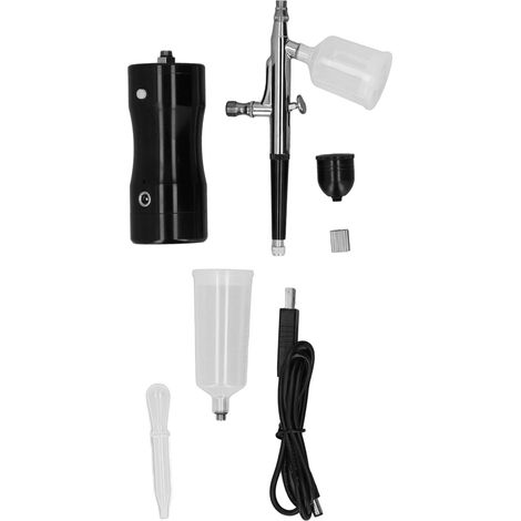 Tragbares kabelloses Airbrush-Set, USB-wiederaufladbare Spritzpistole für Tätowierungen, Modellbau, Malerei und Tortendekoration (1/5)