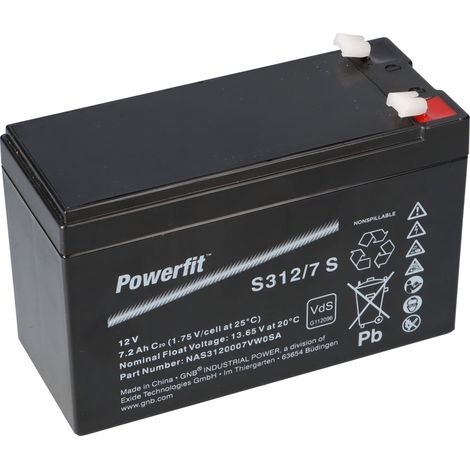 Exide Powerfit Bleiakku AGM 12V 7,2Ah S312/7 S (1/5)