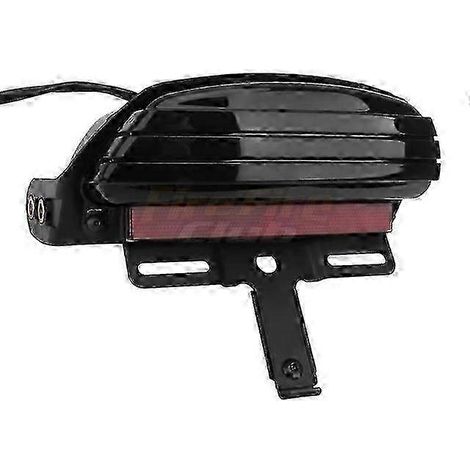 Feu arrière à trois barres, feu stop LED rouge, support de fixation pour moto Harley Dyna Fat Bob Softail 2006-2015 SZTCLV Style2 (1/5)