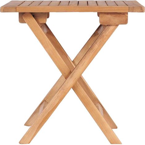 Maison Exclusive - Gartentisch Klappbar 45x45x45 cm Massivholz Te (1/5)